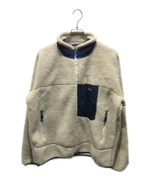 Patagonia（パタゴニア）Patagonia (パタゴニア) CLASSIC RETRO-X JACKET　23056 アイボリー サイズ:Lの古着・服飾アイテム