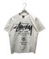 stussy（ステューシー）の古着「WORLD TOUR FW23 TEE　23F3903792」｜ホワイト