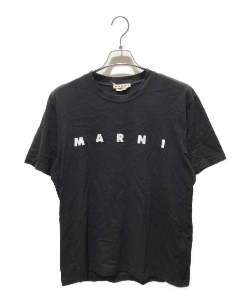 MARNI（マルニ）MARNI (マルニ) ロゴプリントTシャツ　HUMU0143P0 ブラック サイズ:46の古着・服飾アイテム