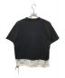 MARNI (マルニ) バイカラークルーネックTシャツ　HUMU0034QS ブラック×ホワイト サイズ:46：12000円