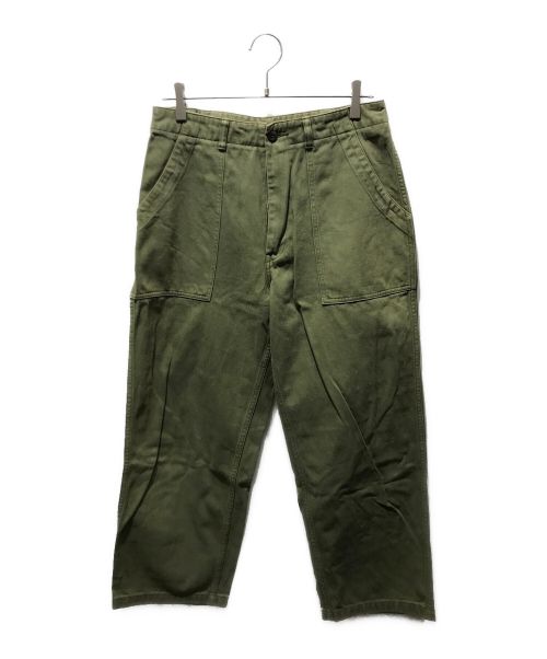 HATSKI（ハツキ）HATSKI (ハツキ) Loose Tapered Utility Trouser　HTK-21002 カーキ サイズ:2の古着・服飾アイテム