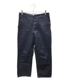 STILL BY HAND（スティルバイハンド）の古着「Cotton / Paper Denim Trousers　DN01211」｜インディゴ