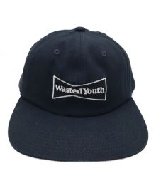 WASTED YOUTH（ウエステッド ユース）の古着「ロゴキャップ」｜ネイビー