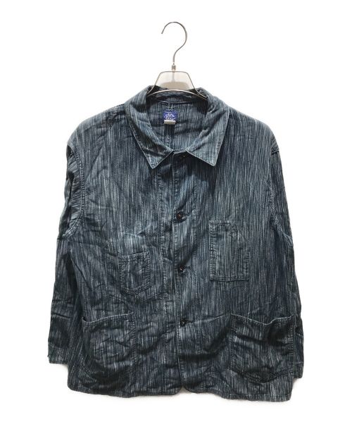 POST O'ALLS（ポストオーバーオールズ）POST O'ALLS (ポストオーバーオールズ) DeLuxe Railroader　1111-IKT ネイビー サイズ:XLの古着・服飾アイテム