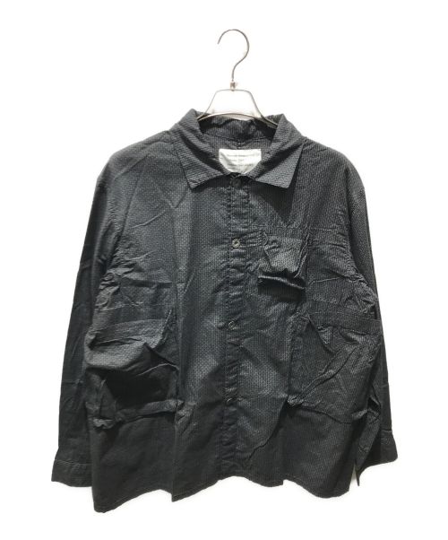 MOUNTAIN RESEARCH（マウンテンリサーチ）MOUNTAIN RESEARCH (マウンテンリサーチ) Hunter Shirt　16SS ブラック サイズ:Lの古着・服飾アイテム