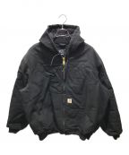 CarHarttカーハート）の古着「Loose Fit Duck Insulated Flannel Lined Active JKT　0J0140-M」｜ブラック