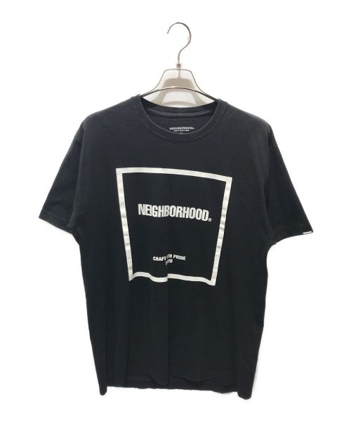 NEIGHBORHOOD（ネイバーフッド）NEIGHBORHOOD (ネイバーフッド) ロゴTシャツ ブラック サイズ:XLの古着・服飾アイテム