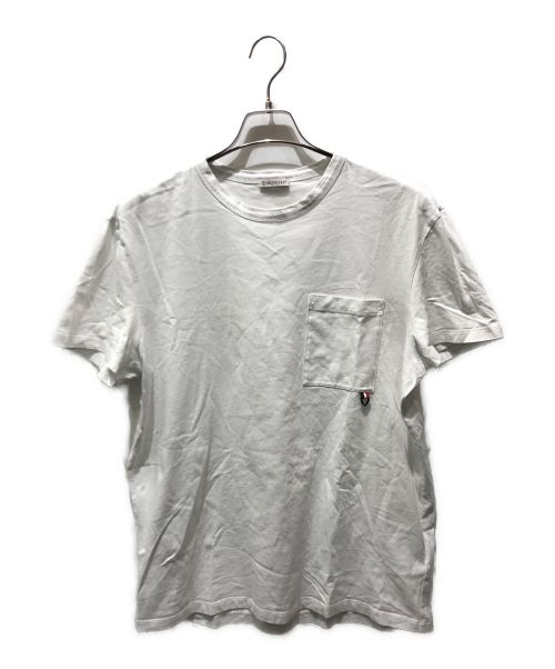 MONCLER（モンクレール）MONCLER (モンクレール) MAGLIA T-SHIRT　E10918040250 ホワイト サイズ:XLの古着・服飾アイテム