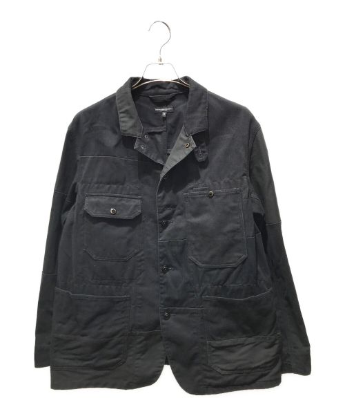 Engineered Garments（エンジニアド ガーメンツ）Engineered Garments (エンジニアド ガーメンツ) パッチワークカバーオール ブラック サイズ:Sの古着・服飾アイテム