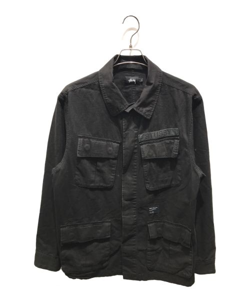 stussy（ステューシー）stussy (ステューシー) ファティーグジャケット ブラック サイズ:Lの古着・服飾アイテム