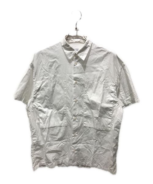 E.TAUTZ（イートーツ）E.TAUTZ (イートーツ) LINEMAN SHORT SLEEVE SHIRT ホワイト サイズ:Sの古着・服飾アイテム