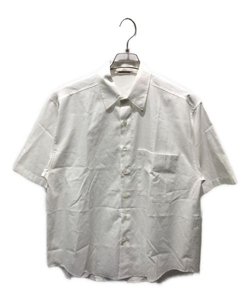 AURALEE（オーラリー）AURALEE (オーラリー) WASHED FINX TWILL BIG HALF SLEEVED SHIRTS　A00S02TN ホワイト サイズ:3の古着・服飾アイテム