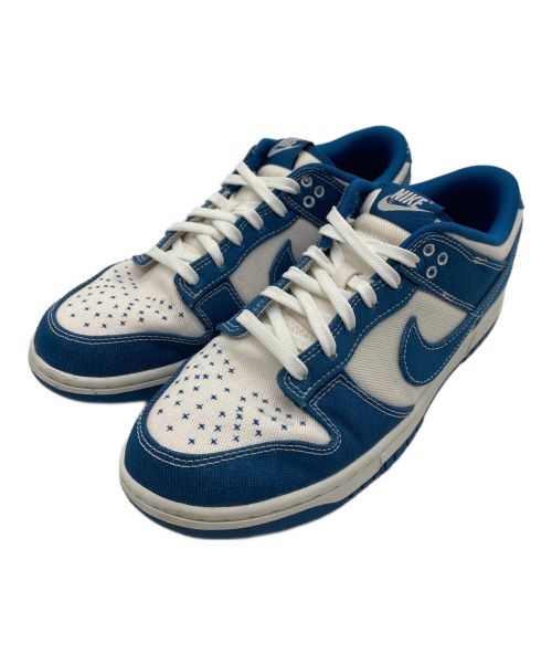 NIKE（ナイキ）NIKE (ナイキ) DUNK LOW ホワイト×ブルー サイズ:US 9の古着・服飾アイテム