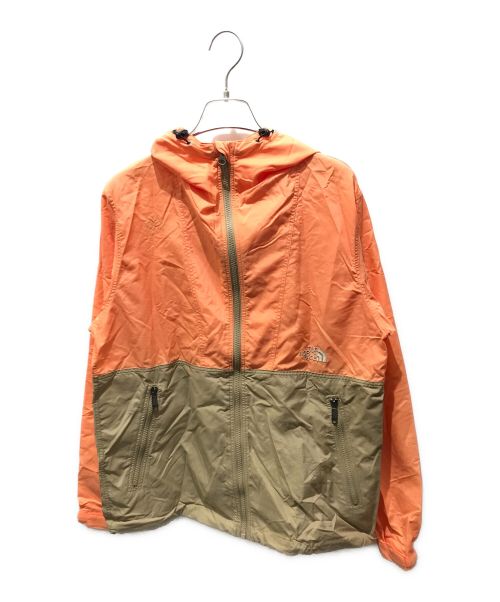 THE NORTH FACE（ザ ノース フェイス）THE NORTH FACE (ザ ノース フェイス) コンパクトジャケット　NPW72230 オレンジ×ベージュ サイズ:Lの古着・服飾アイテム