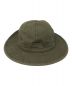 BUZZ RICKSON'S（バズリクソンズ）の古着「AVIATION ASSOCIATES O.D. HERRINGBONE ARMY HAT BR02537」｜オリーブ