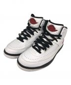 NIKE×JORDANナイキ×ジョーダン）の古着「ハイカットスニーカー　AIR JORDAN 2 RETRO　DX2454-106」｜ホワイト