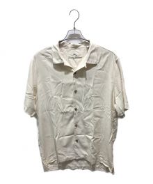 TOMMY BAHAMA（トミーバハマ）の古着「半袖シルクシャツ」｜ベージュ