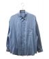 koti BEAUTY&YOUTH（コティ ビューティアンドユース）の古着「MERINO WOOL REGULAR COLLAR SHIRT　1211-199-8010」｜ブルー