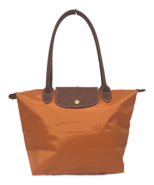 LONGCHAMP（ロンシャン）LONGCHAMP (ロンシャン) ルプリアージュバッグ　2605089450 オレンジの古着・服飾アイテム