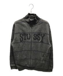 stussy（ステューシー）の古着「ジップアップスウェット　00ｓ」｜カーキ