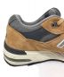 中古・古着 NEW BALANCE (ニューバランス) ローカットスニーカー　M991TGG ベージュ×グレー サイズ:27.5：13000円