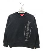 SUPREMEシュプリーム）の古着「Side Logo Crewneck　20AW」｜ブラック