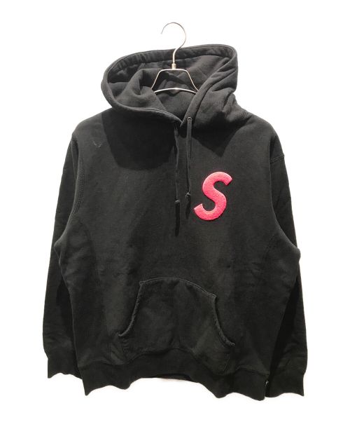 SUPREME（シュプリーム）SUPREME (シュプリーム) S Logo Hooded Sweatshirt　19FW ブラック サイズ:Lの古着・服飾アイテム