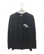 stussyステューシー）の古着「A Go Go Ls Tee」｜ブラック