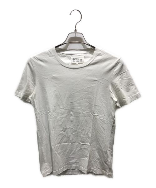 Maison Margiela（メゾンマルジェラ）Maison Margiela (メゾンマルジェラ) クルーネックTシャツ ホワイト サイズ:44の古着・服飾アイテム