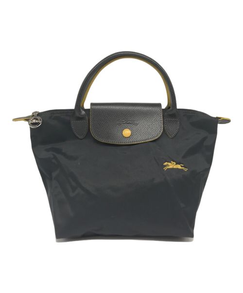 LONGCHAMP（ロンシャン）LONGCHAMP (ロンシャン) プリアージュトップハンドルハンドバッグ　L1621619300 パープルの古着・服飾アイテム