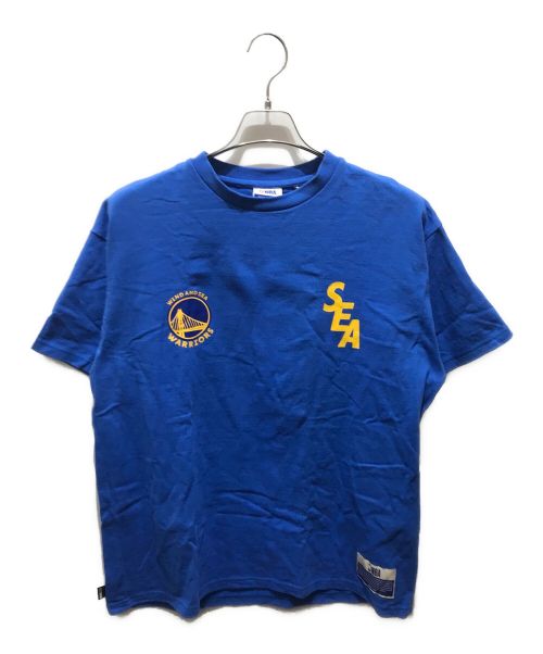 WIND AND SEA（ウィンド アンド シー）WIND AND SEA (ウィンダンシー) NBA (エヌビーエー) Golden State Warriors Tシャツ　22AW-WS-004 ブルー サイズ:M 未使用品の古着・服飾アイテム