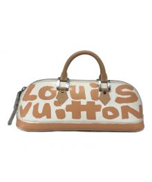 LOUIS VUITTON（ルイ ヴィトン）の古着「ハンドバッグ　M92176　グラフィティ アルマ ホリゾンタル」｜ホワイト×ベージュ