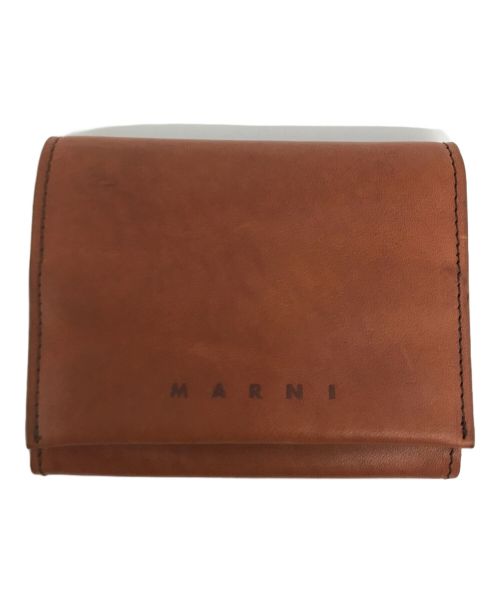 MARNI（マルニ）MARNI (マルニ) ミニウォレット　PFMI0020U0 P3320 ブラウンの古着・服飾アイテム