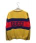 GUCCI (グッチ) バックロゴクルーネックニット　676393 XKB42　21AW 100周年記念  マルチカラー サイズ:XXL：30000円