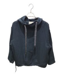 BEARDSLEY（ビアズリー）の古着「PULLOVER HOOD BLOUSON　BEZ1001107A0006」｜ネイビー