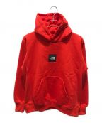 THE NORTH FACEザ ノース フェイス）の古着「HEATHER LOGO BIG HOODIE　NT61821R」｜レッド