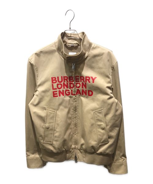 BURBERRY LONDON（バーバリーロンドン）BURBERRY LONDON (バーバリーロンドン) フロントロゴブルゾン　8037480/71B ベージュ サイズ:52の古着・服飾アイテム