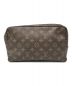 LOUIS VUITTON (ルイ ヴィトン) コスメポーチ　M47522　トゥルーストワレット28　トゥルーストワレット28ECLAIRファスナー ブラウン：18000円