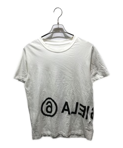 MM6 Maison Margiela（エムエムシックス メゾンマルジェラ）MM6 Maison Margiela (エムエムシックス メゾンマルジェラ) ロゴプリントＴシャツ　S52GC0119 S21058 ホワイト サイズ:Mの古着・服飾アイテム