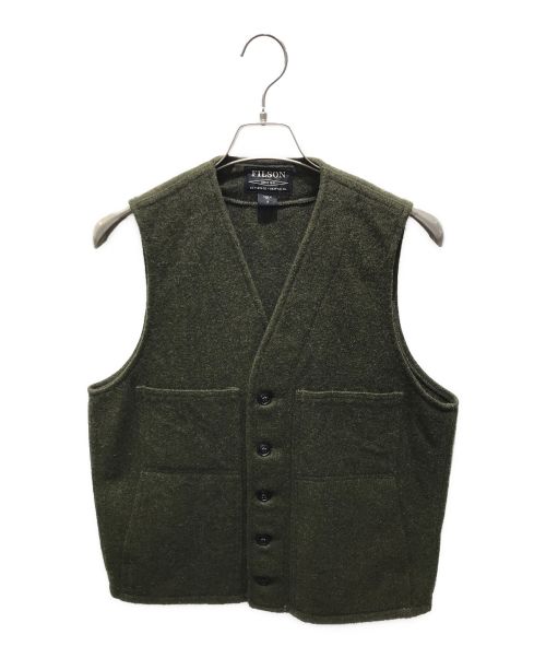 FILSON（フィルソン）FILSON (フィルソン) MACKINAW WOOL VEST　8037-45-70002 グリーン サイズ:Sの古着・服飾アイテム