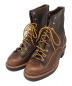 CHIPPEWA（チペワ）の古着「8inch LACED-TO-TOE LOGGER BOOTS　1042CHO」｜ブラウン