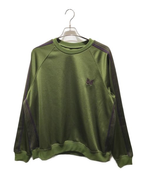 Needles（ニードルズ）Needles (ニードルズ) TRACK CREW NECK SHIRT　0T227 グリーン サイズ:Lの古着・服飾アイテム