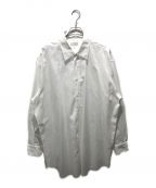 Maison Margielaメゾンマルジェラ）の古着「Plain Oversized Shirt　S50DL0473」｜ホワイト