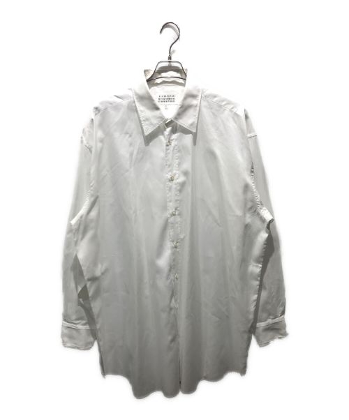 Maison Margiela（メゾンマルジェラ）Maison Margiela (メゾンマルジェラ) Plain Oversized Shirt　S50DL0473 ホワイト サイズ:39の古着・服飾アイテム