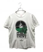 SUPREME×UNDERCOVERシュプリーム×アンダーカバー）の古着「Public enemy Tee」｜ホワイト