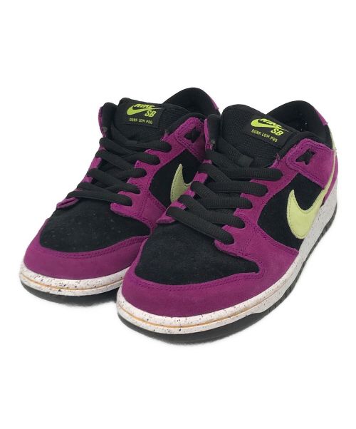 NIKE（ナイキ）NIKE (ナイキ) SB DUNK LOW PRO　BQ6817-501 パープル×ブラック サイズ:27㎝の古着・服飾アイテム