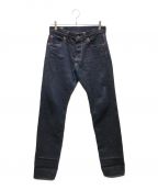 ONI DENIMオニデニム）の古着「Neat Straight 20oz Deep Indigo Secret Denim　ONI-247DIZR」｜インディゴ