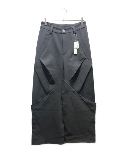 ALL RUNS（オールランズ）ALL RUNS (オールランズ) Deformation wide pants グレー サイズ:Lの古着・服飾アイテム