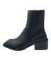 soerte (ソエルテ) Square toe leather boots ブラック サイズ:42：8000円