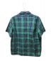 POLO RALPH LAUREN (ポロ・ラルフローレン) オープンカラーチェックシャツ ネイビー×グリーン サイズ:XL 未使用品：6000円